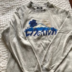 Pink dolphin crewneck